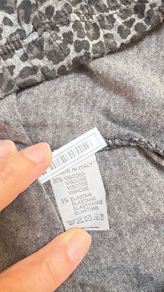 Leggings donna fantasia leopardata taglia s