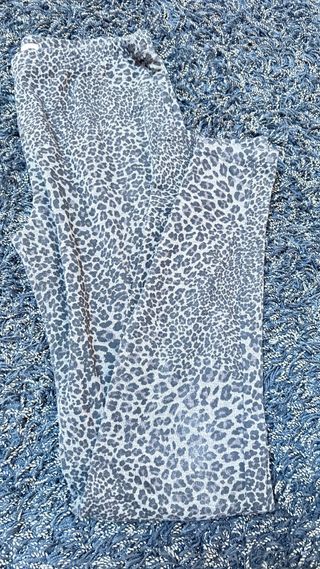 Leggings donna fantasia leopardata taglia s