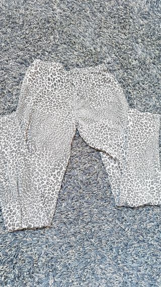 Leggings donna fantasia leopardata taglia s