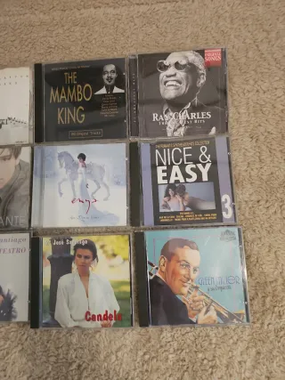 Lote 9 CDs Música Variada: Jazz, Latino