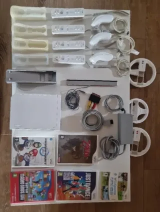 Console Nintendo Wii Bianca + Accessori e Giochi