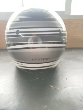 Casco Motocross AGV Azul y Blanco