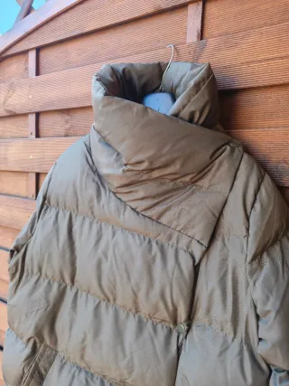 Cappotto imbottito donna verde oliva