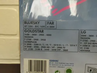 Bolsas para aspiradora CODIAC REF 526