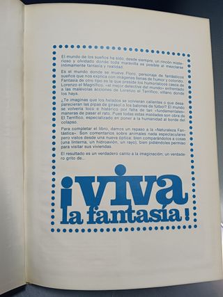 libro ilustrado, VIVA LA FANTASIA - EDITORIAL ECSO - AÑO 1978