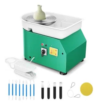 Horno y torno cerámica