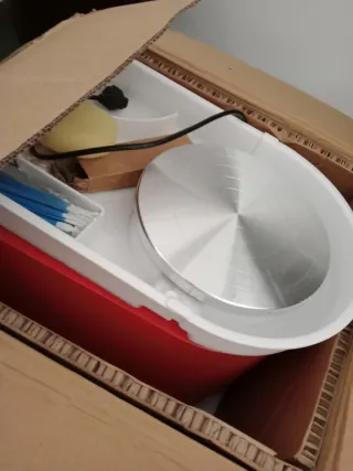 Horno y torno cerámica