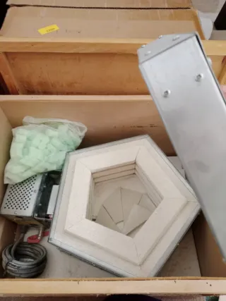 Horno y torno cerámica