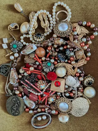Lote bisutería vintage