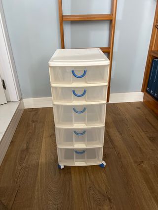 Cajonera de plástico con ruedas