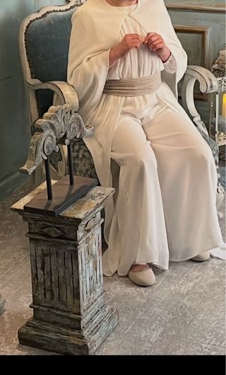 Mango Mono Comunión Niña T.10 + capa de punto