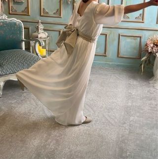 Mango Mono Comunión Niña T.10 + capa de punto