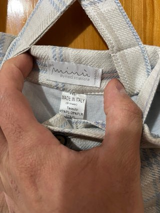 Pantaloncini con bretelle 9 mesi