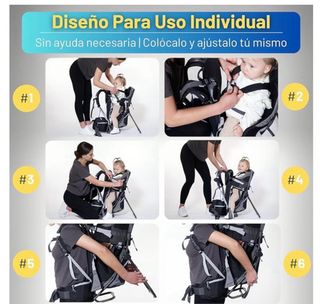 Silla Portabebés Montaña Dromader