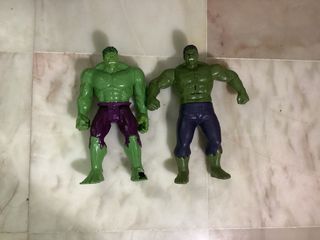 Figuras de Hulk (2 unidades)