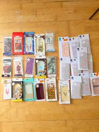 Lote 100 fundas móvil varias marcas