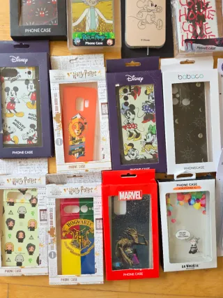 Lote 100 fundas móvil varias marcas