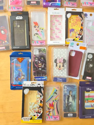 Lote 100 fundas móvil varias marcas