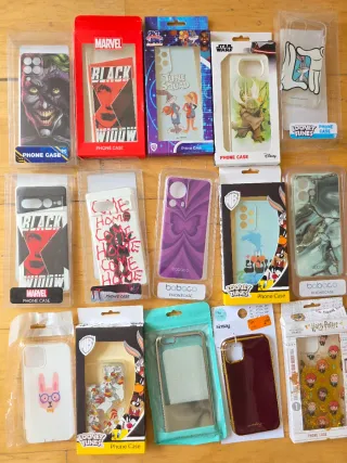 Lote 100 fundas móvil varias marcas