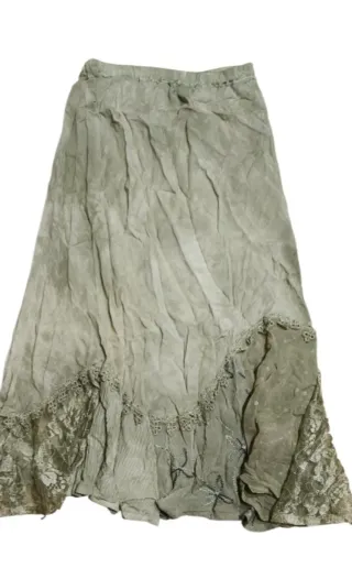 Maxi gonna vintage verde