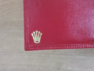 Cartera Rolex Vintage Roja 60.02 Original