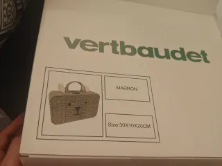 Maletita mimbre cara oso