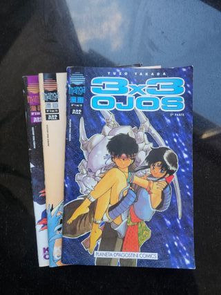 Comics manga 3x3 ojos de Yuzo Takada