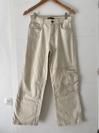 Pantalones Renatta & Go Beige