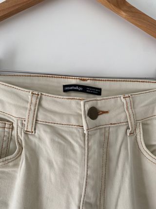 Pantalones Renatta & Go Beige