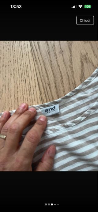 Conjunto Pantalón y Blusa Rayas