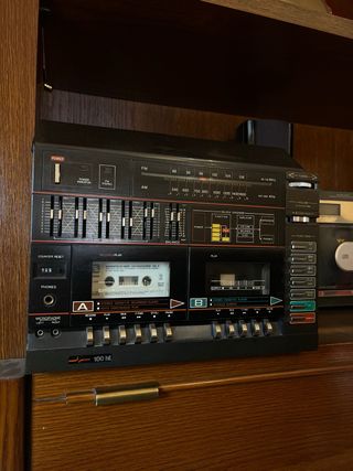 Radio Cassette Doble Vintage