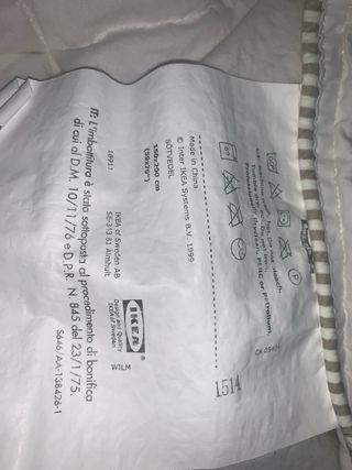 Edredón Ikea SOTVEDEL Cama 80 o de 90cms