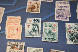 Lote de sellos Pro – Tuberculosos Pobres. Tuberculosis. Años 30 – 40 – 50.