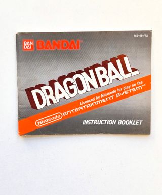 DRAGON BALL INSTRUCCIONES NINTENDO FRANCE BANDAI