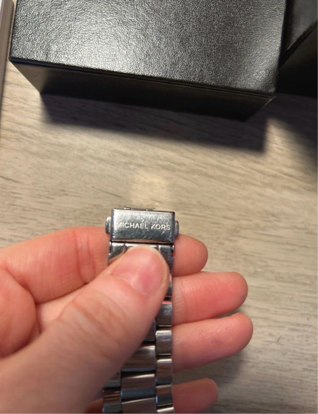 Reloj Michael Kors Plata y Blanco Original