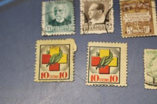 Lote de sellos República y guerra