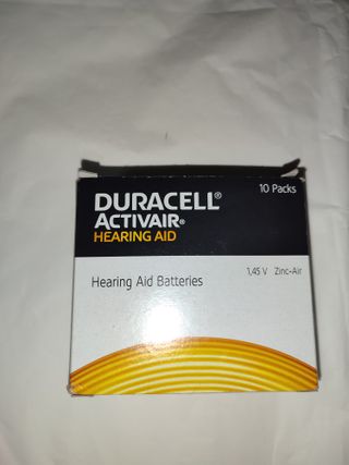 Lotto 60 batterie Duracell Activair 13