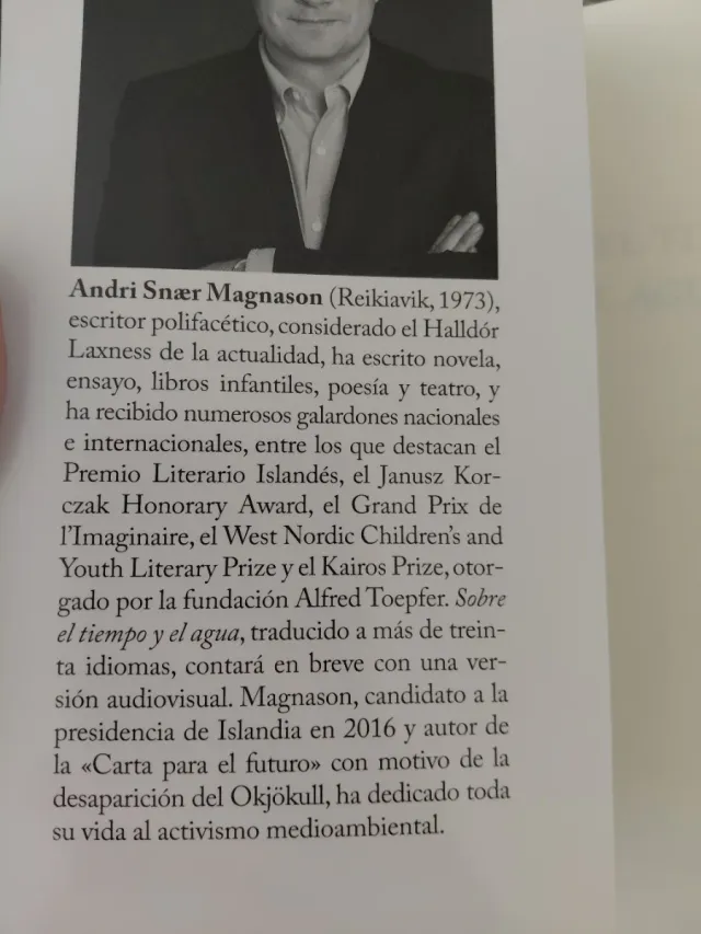Sobre el tiempo y el agua