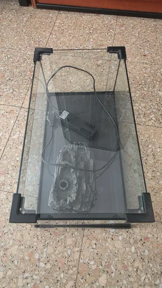 Tortuguera 45x25x21 cm con filtro