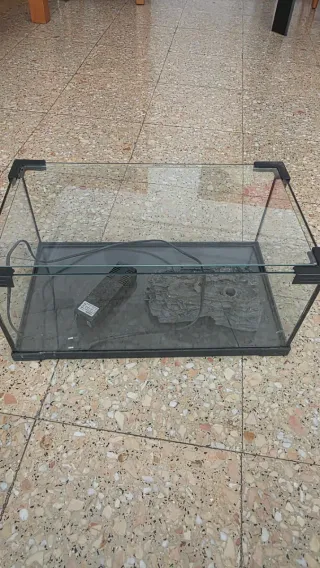 Tortuguera 45x25x21 cm con filtro