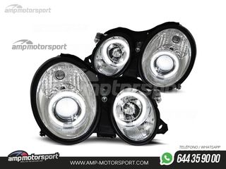 FAROS DELANTEROS OJOS DE ANGEL CCFL PARA MERCEDES CLASE CLK W208