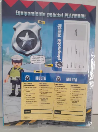 Revista Playmobil Policía con Figura y Accesorios