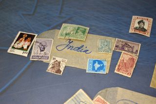 Sellos Asia años 40 y más. China, Japón, Israel, Indonesia, Birmania...