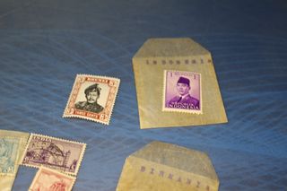 Sellos Asia años 40 y más. China, Japón, Israel, Indonesia, Birmania...