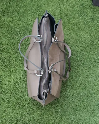 Bolso de mano Parfois Beige/Marrón