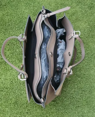 Bolso de mano Parfois Beige/Marrón