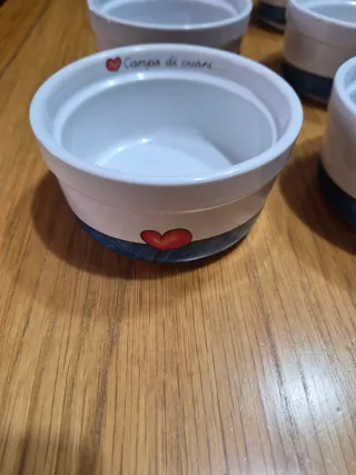 Ciotole Egan campo di cuori set da 8 pezzi