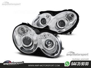 FAROS DELANTEROS LUPA LOOK RESTYLING PARA MERCEDES CLASE CLK W209