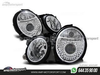 FAROS DELANTEROS LUPA PARA MERCEDES CLASE CLK W208