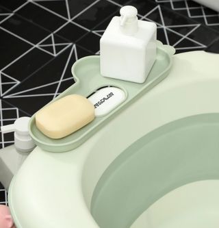 Bañera Plegable Bebé + Cojín Elefante